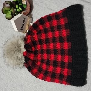Buffalo Plaid Hat Crochet